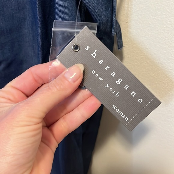 Sharagano Shirt Dress Thick Strap Denim Size 20w - Picture 8 of 9